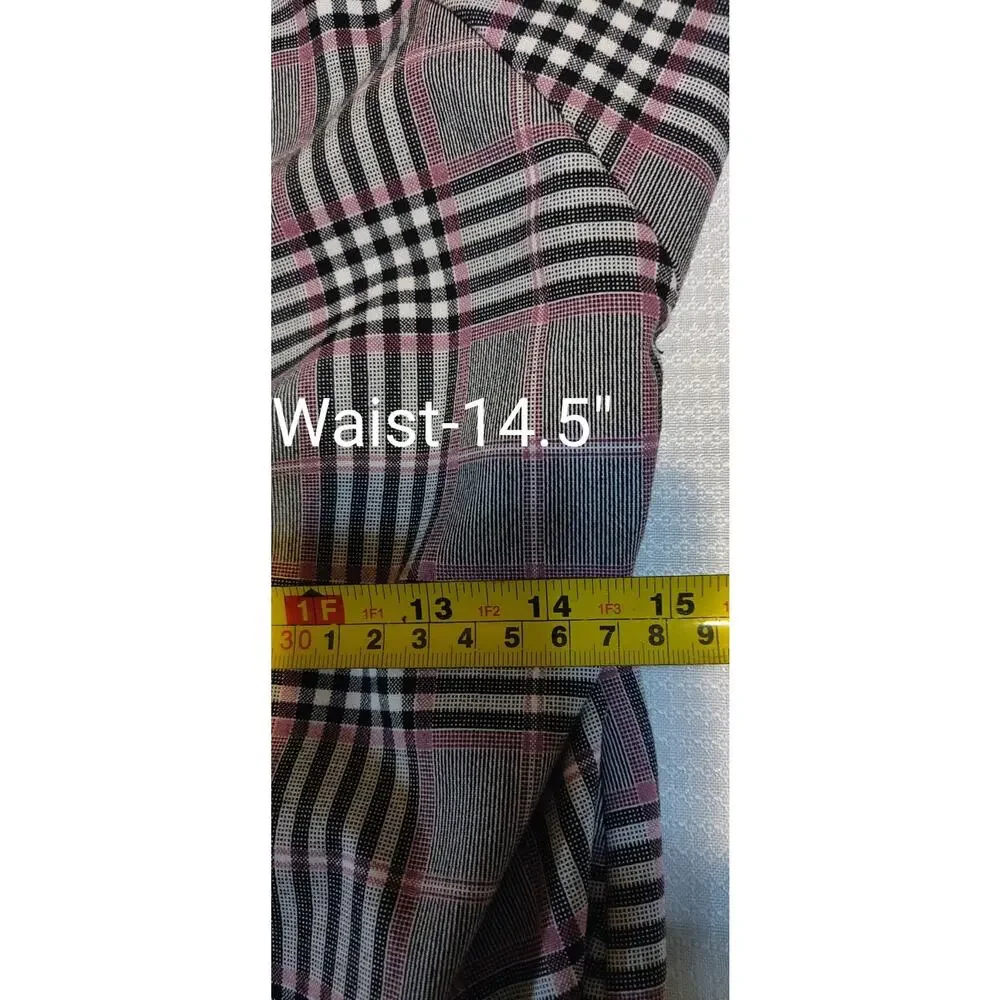 Maeve Anthropologie Plaid Dress 6P One Shoulder Prep School Girl Midi Preppy NWT - Picture 16 of 16